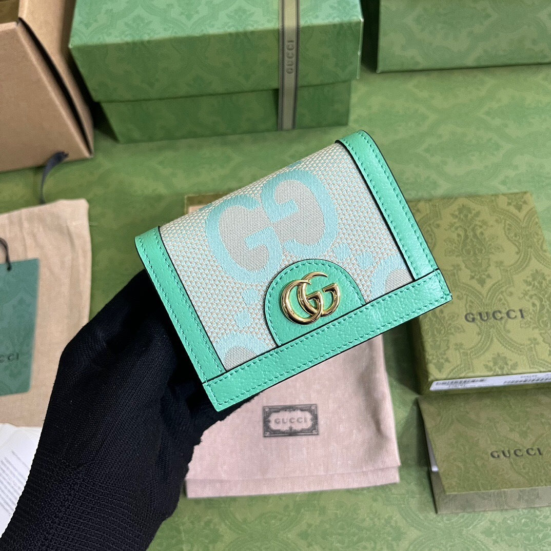 Gucci Ophidia GG Jumbo Card Case Wallet