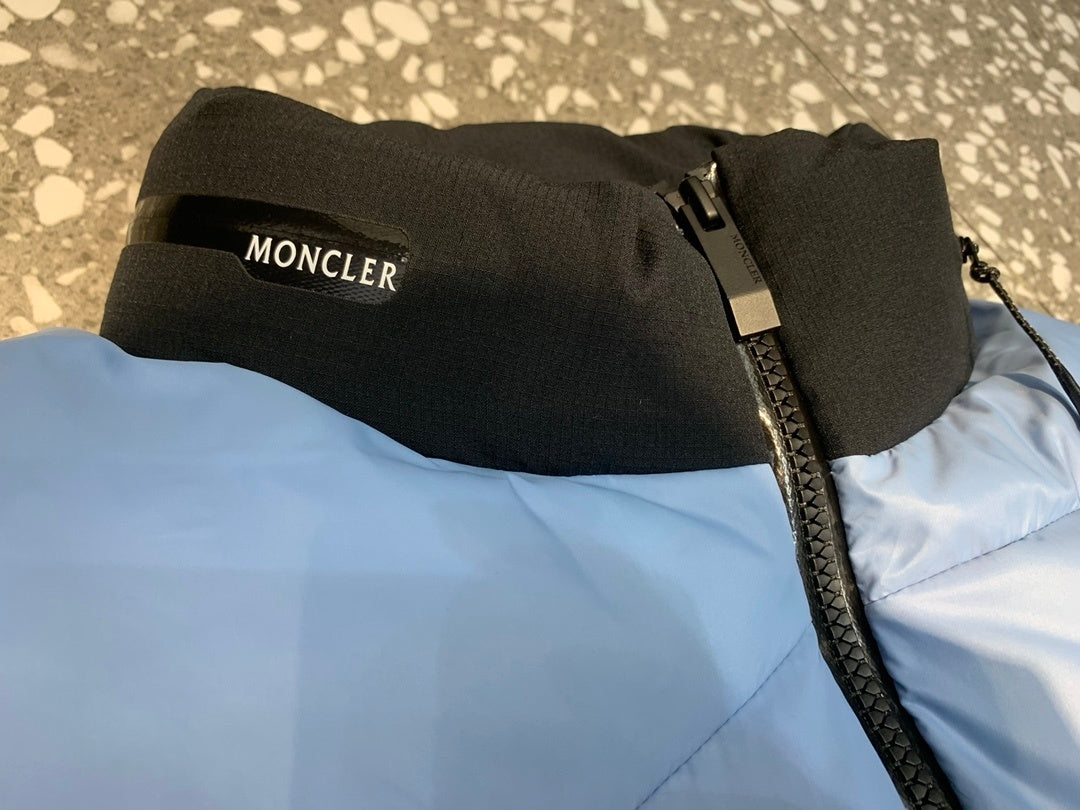 Moncler Tago Down Gilet "Baby Blue-Black"