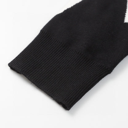 Louis Vuitton Abstract Houndtooth Sweater "Black-White"