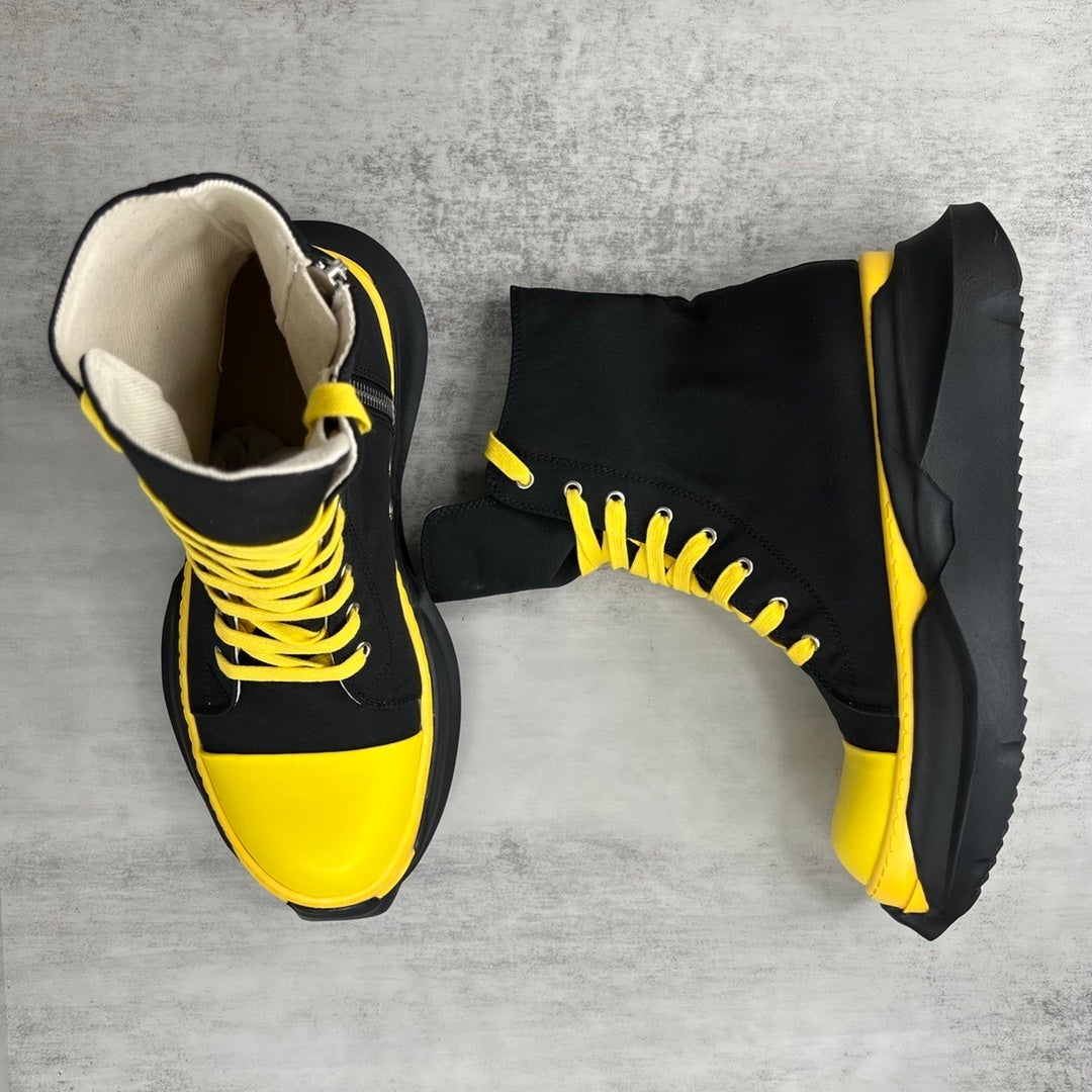 Rick Owens Abstract DRKSHDW High "Black-Yellow"