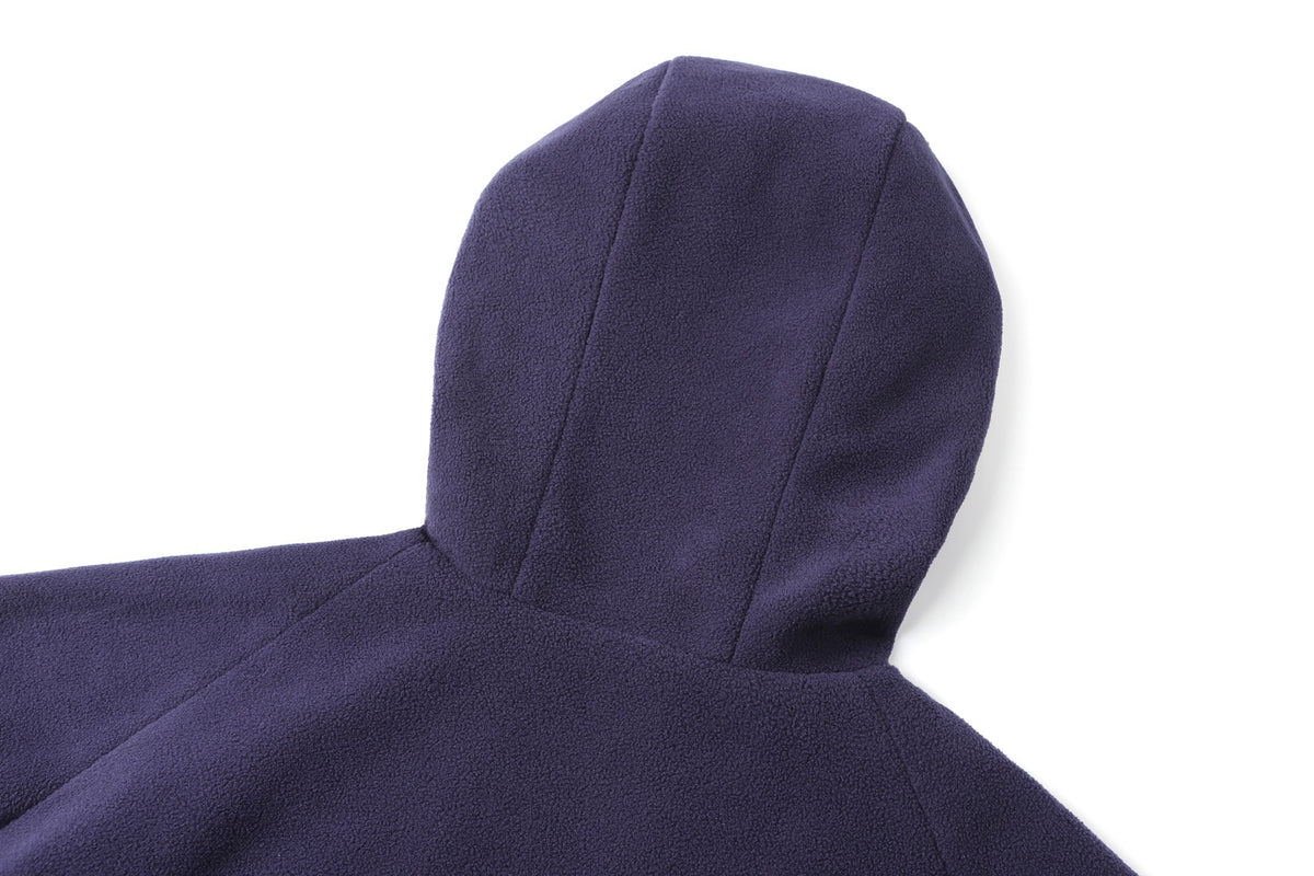 Prada Hooded Technical Fabric Blouson Jacket "Navy"