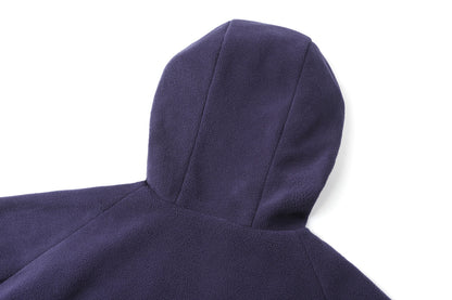 Prada Hooded Technical Fabric Blouson Jacket "Navy"