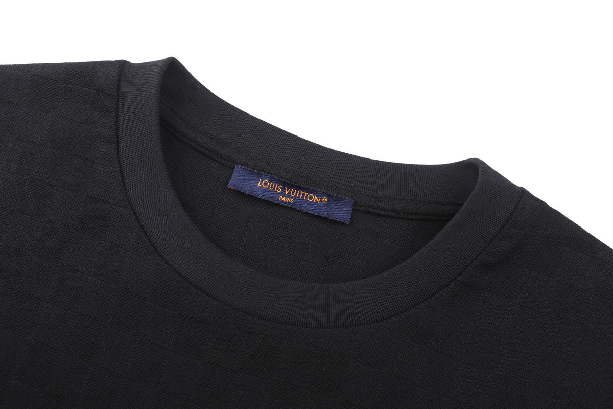 Louis Vuitton Embroidered Signature T-Shirt "Black"
