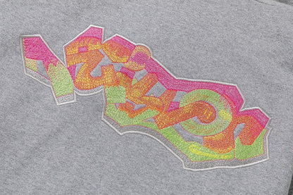 Louis Vuitton Graffiti Hoodie "Grey"