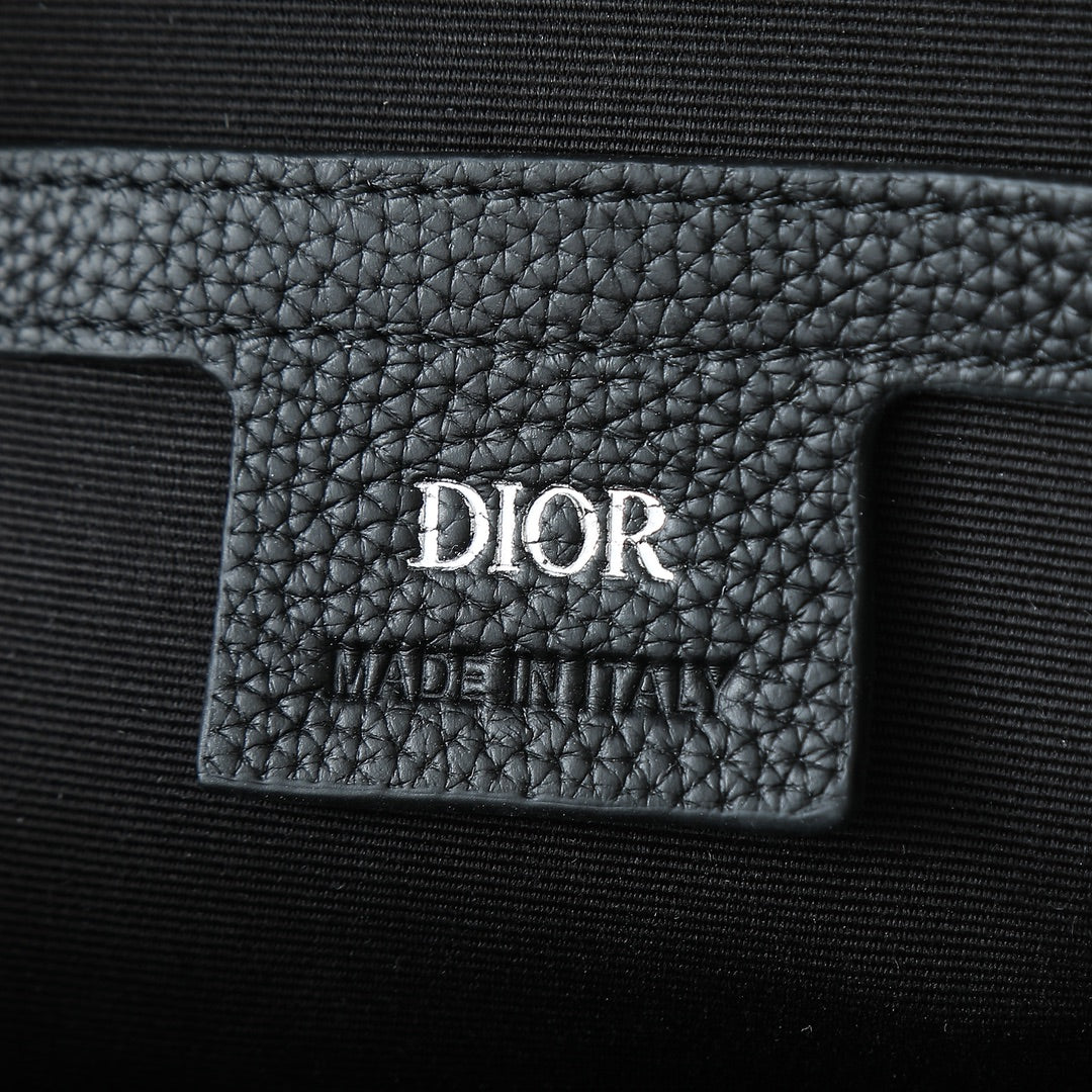 Dior Rider Sling Bag "Black Dior Oblique Jacquard and Black Grained Calfskin"