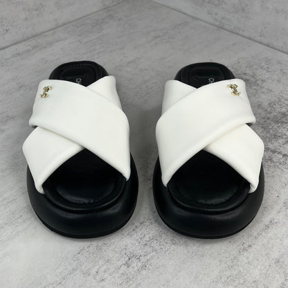 Chanel Slides "Black-White"