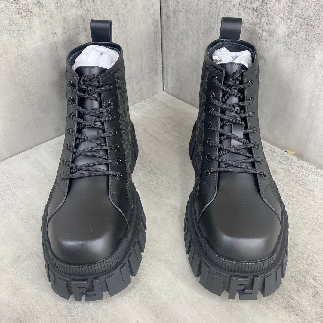 Fendi Force Chelsea "Black Monogram"