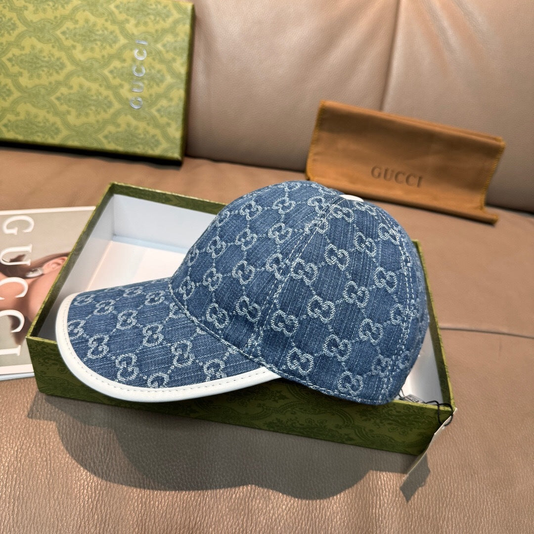 Gucci Denim GG Baseball Cap