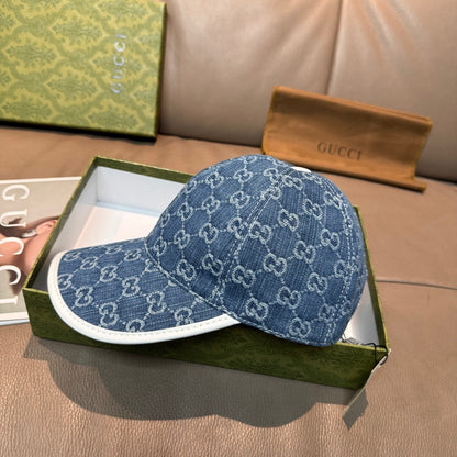 Gucci Denim GG Baseball Cap