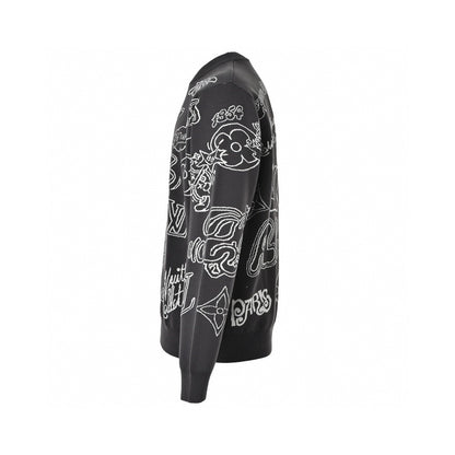 Louis Vuitton Rabbit Cartoon Sweater "Grey-White"