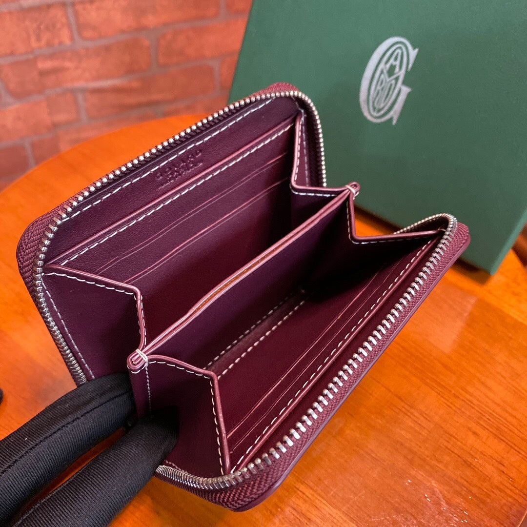 Goyard Matignon PM Wallet "Burgundy"