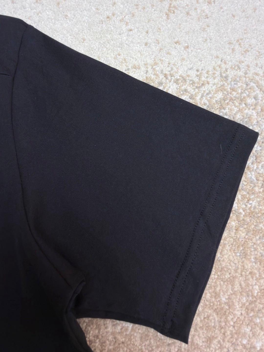 Dior Bee Embroidered T-shirt "Black Cotton Jersey"