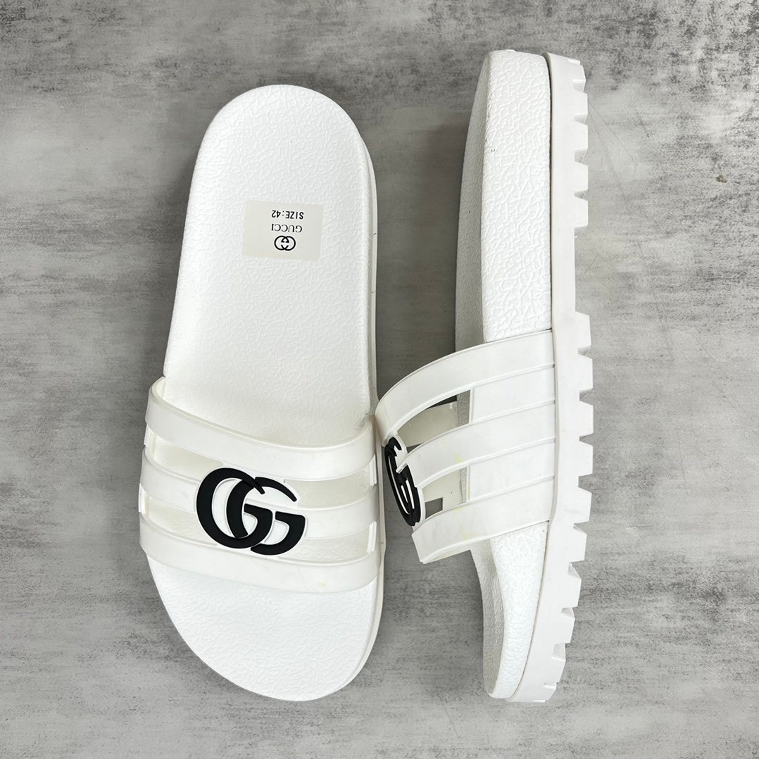 Gucci Slides "White-Black"