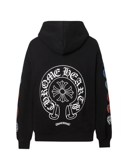 Chrome Hearts Zip-Up Hoodie "Black-Multicolour"