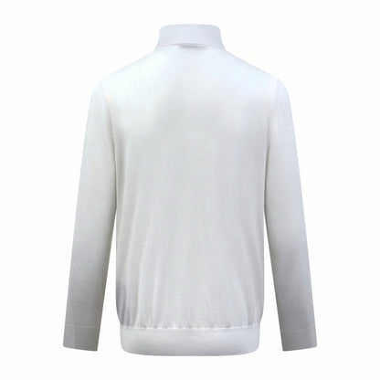 Prada Superfine Wool Turtleneck Sweater "White"
