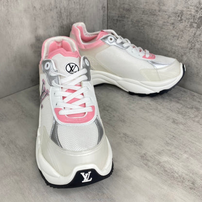 Louis Vuitton Run 55 "White-Silver-Pink"