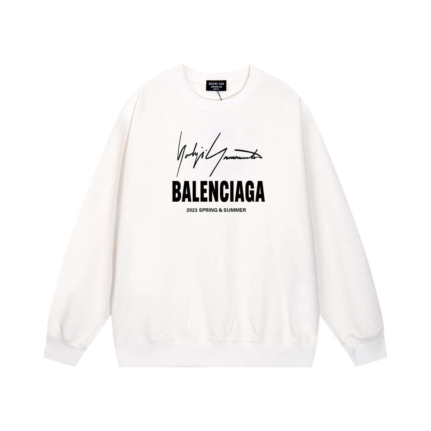 Balenciaga Sweatshirt "White-Black"