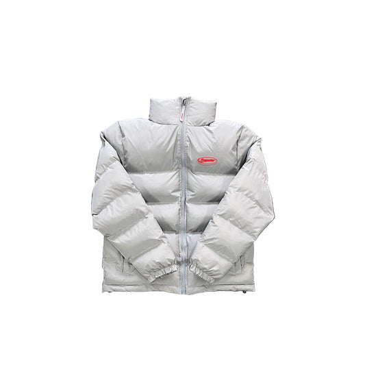 Trapstar Hyperdrive Down Jacket "Grey-Red"
