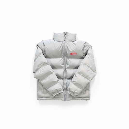 Trapstar Hyperdrive Down Jacket "Grey-Red"