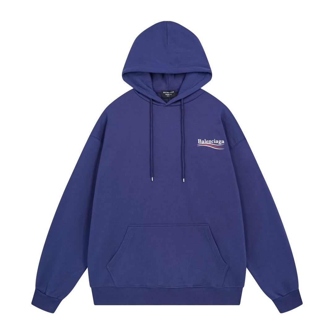 Balenciaga Political Campaign Hoodie "Blue"