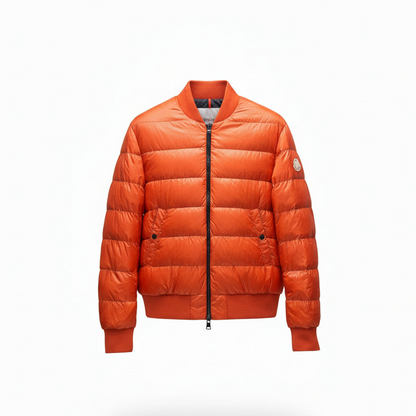 Moncler x Mercedes Benz Reversible Down Bomber Jacket "Black" and "Orange"