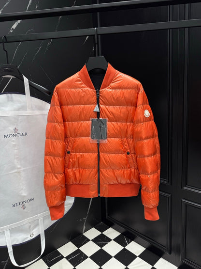Moncler x Mercedes Benz Reversible Down Bomber Jacket "Black" and "Orange"