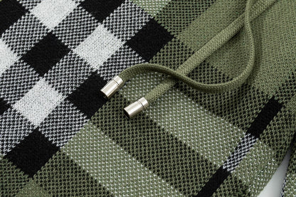 Burberry Checked Silk and Wool-Blend "Green"