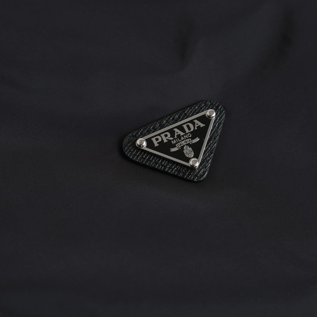 Prada Re-Nylon Reversible Jacket "Cocoa Brown-Black"