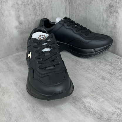 Gucci Rhyton Interlocking G "Black-White"