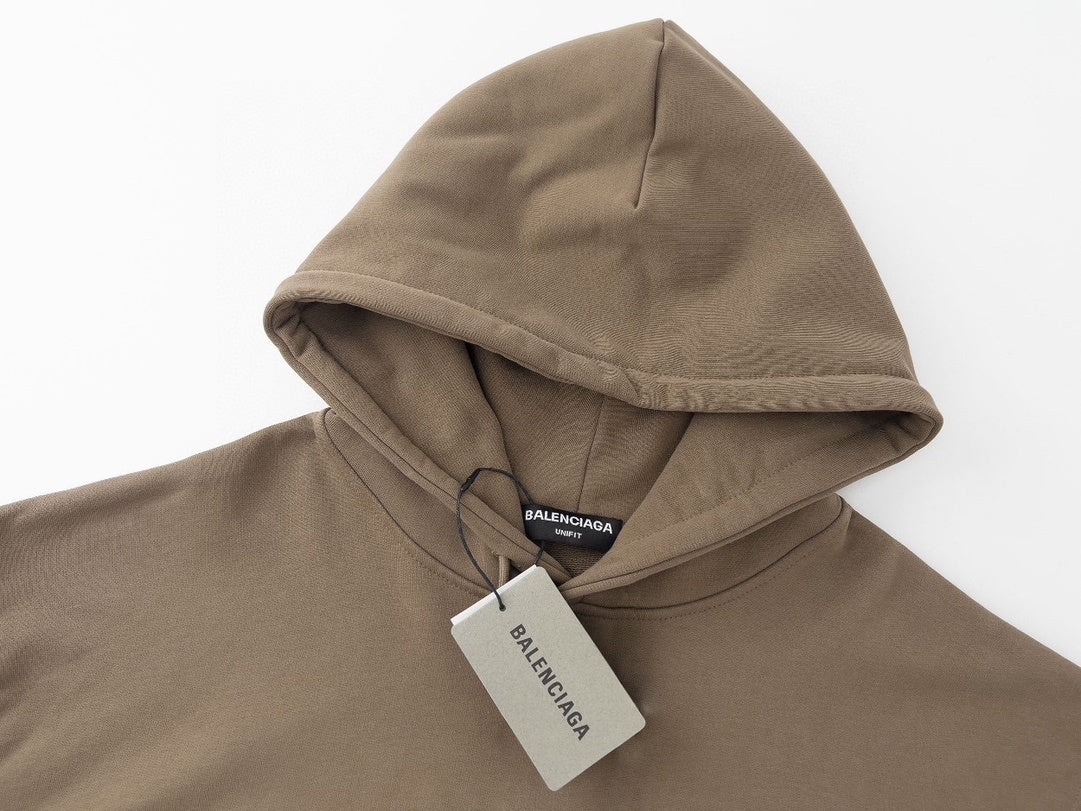 Balenciaga Political Campaign Hoodie "Brown"