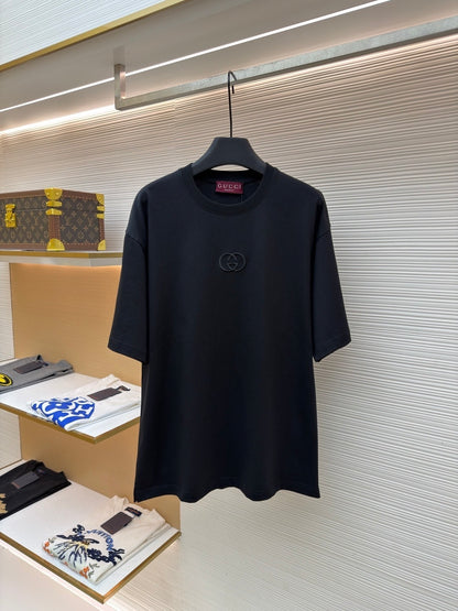 Gucci Cotton Jersey T-Shirt with Embroidery "Black"