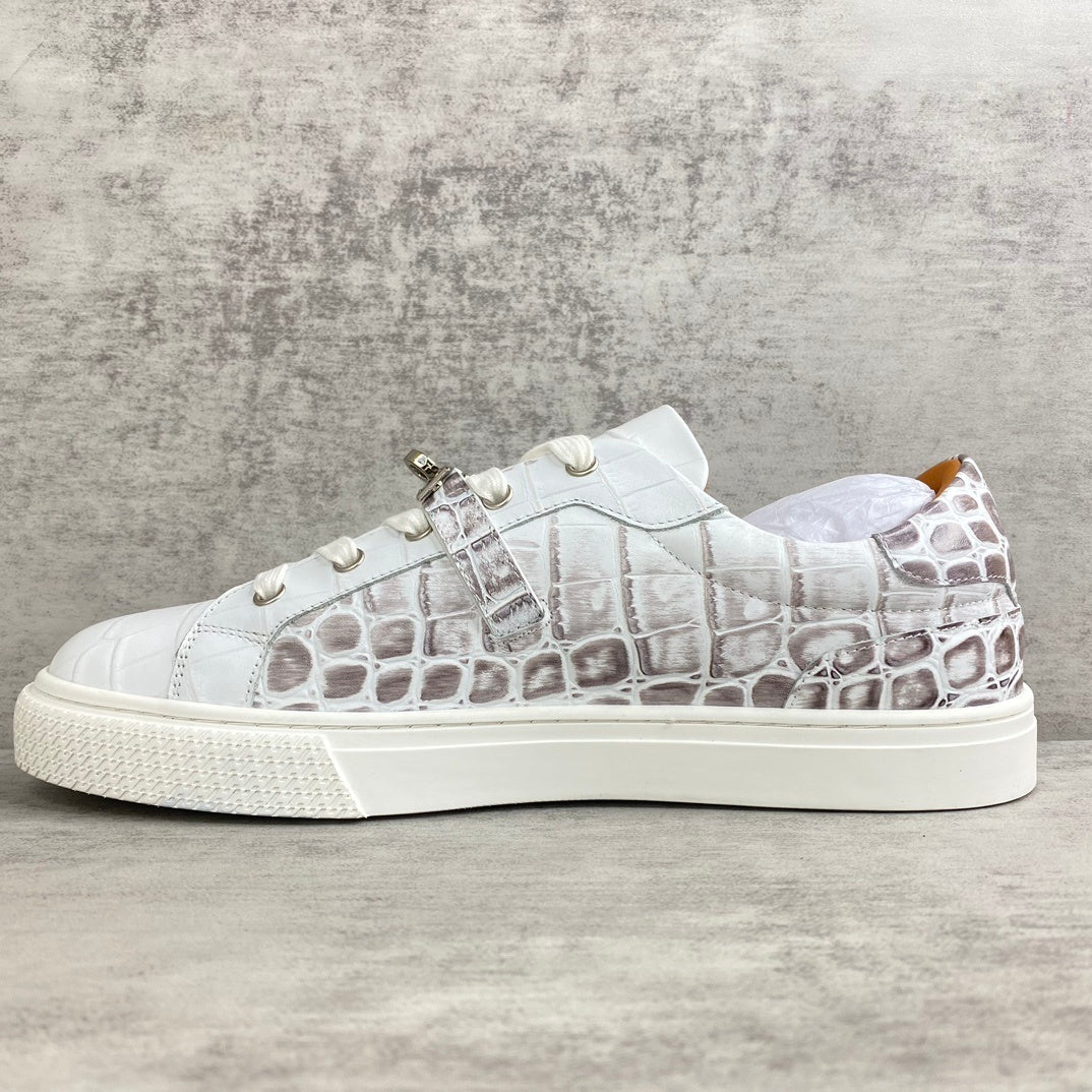 Hermes Day "White Crocodile Pattern"