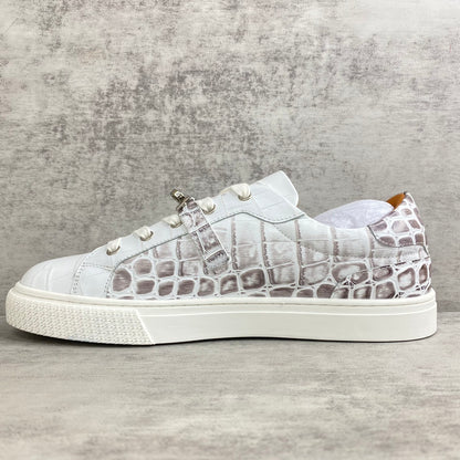 Hermes Day "White Crocodile Pattern"