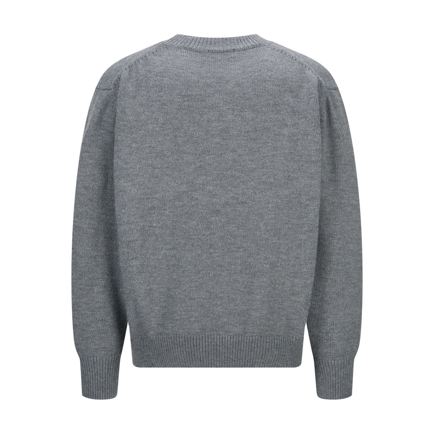 Prada Embroidered Logo Sweater "Grey"