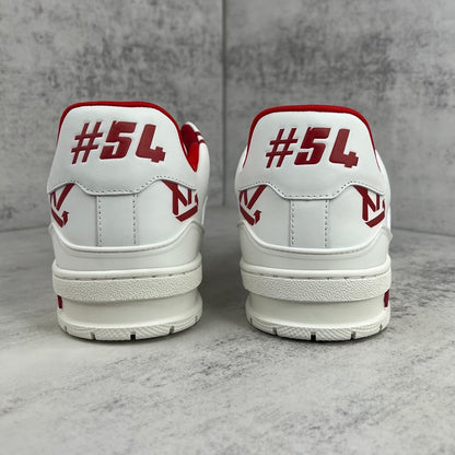 Louis Vuitton Trainers "White-Red Recycled"