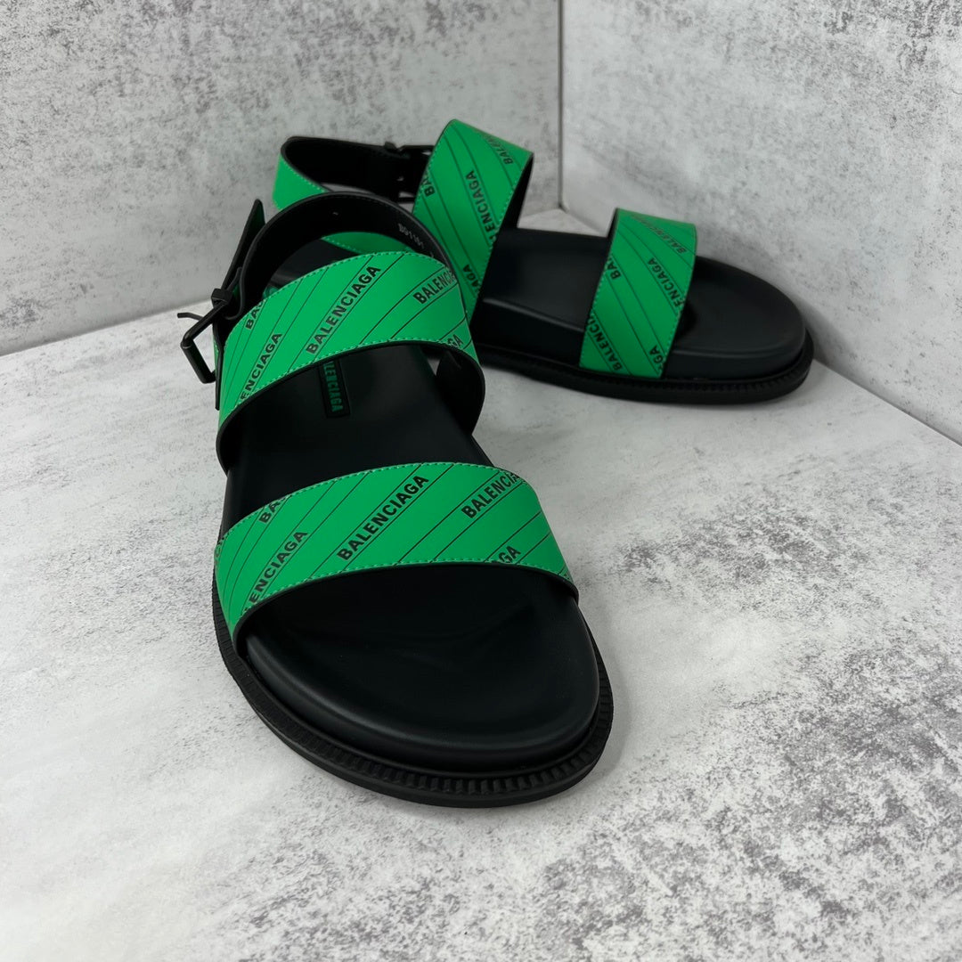 Balenciaga Sandals "Black-Green"