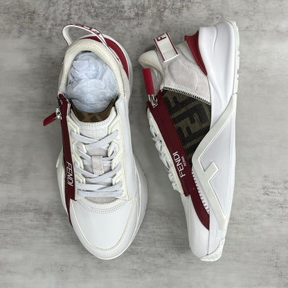 Fendi Flow "White-Red Monogram"