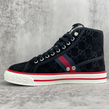 Gucci Tennis 1977 High-Top "Black Monogram"