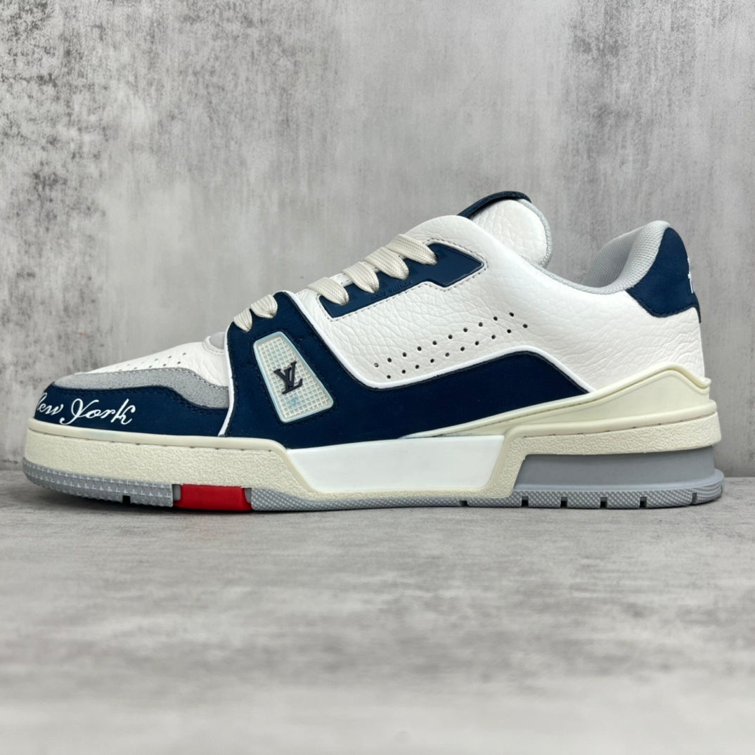 Louis Vuitton Trainers "Navy Blue-White"