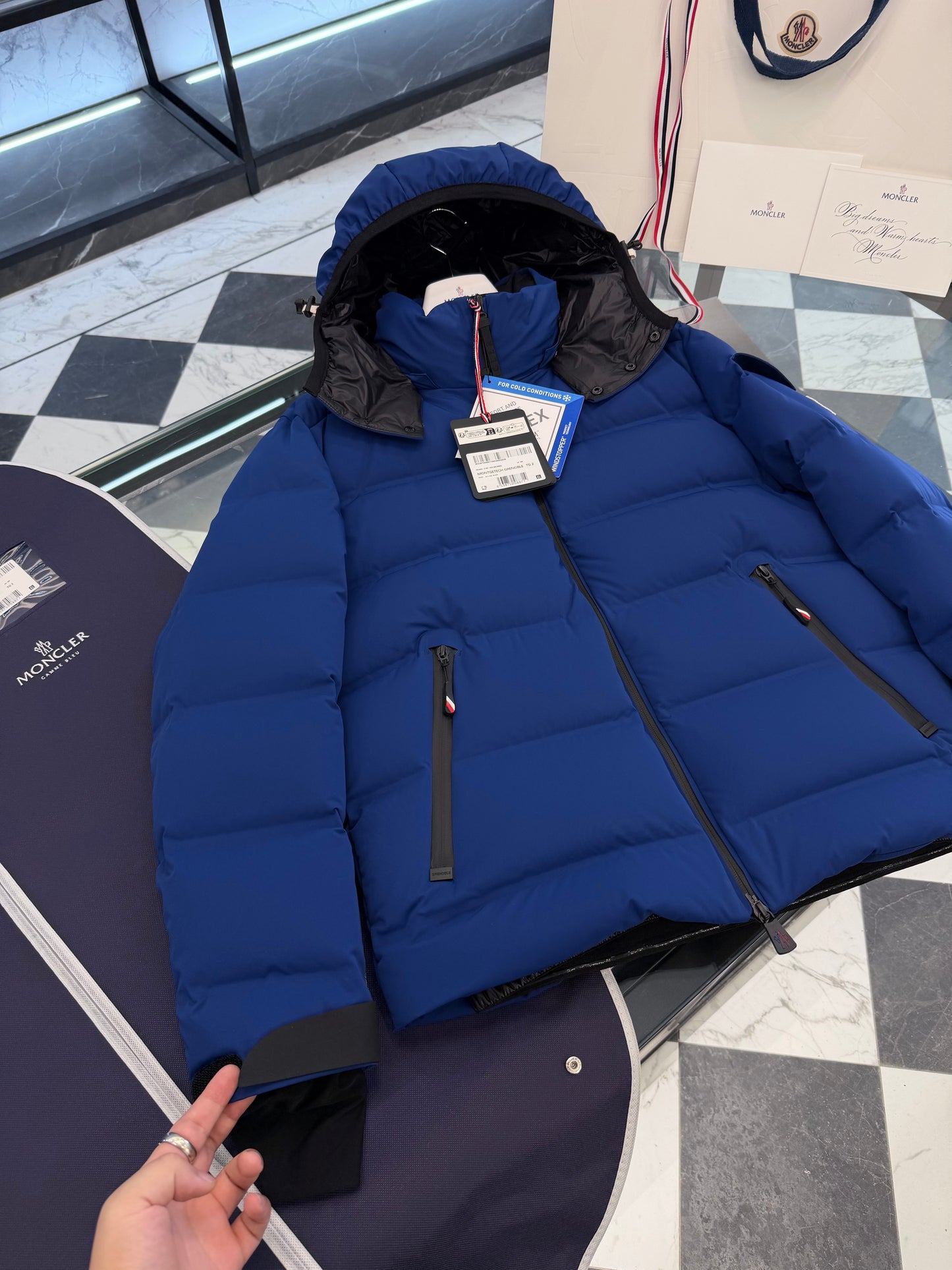 Moncler Grenoble Fellberg Down Jacket "Blue"
