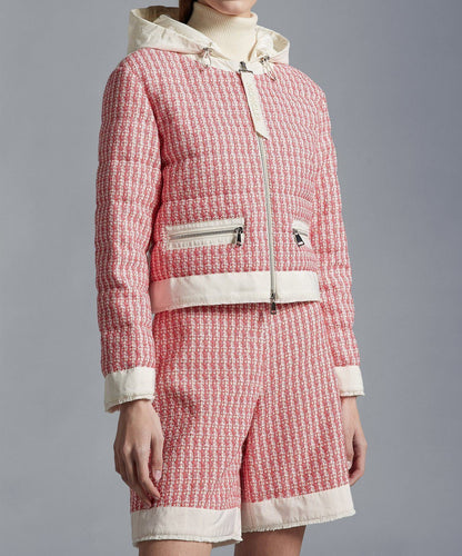 Moncler Remonay Tweed Down Jacket "Pink"