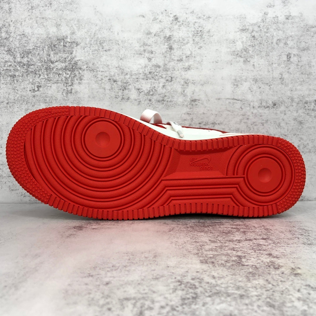 Louis Vuitton x Nike Air Force 1 "Red-White"