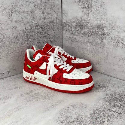 Louis Vuitton x Nike Air Force 1 "Red-White"