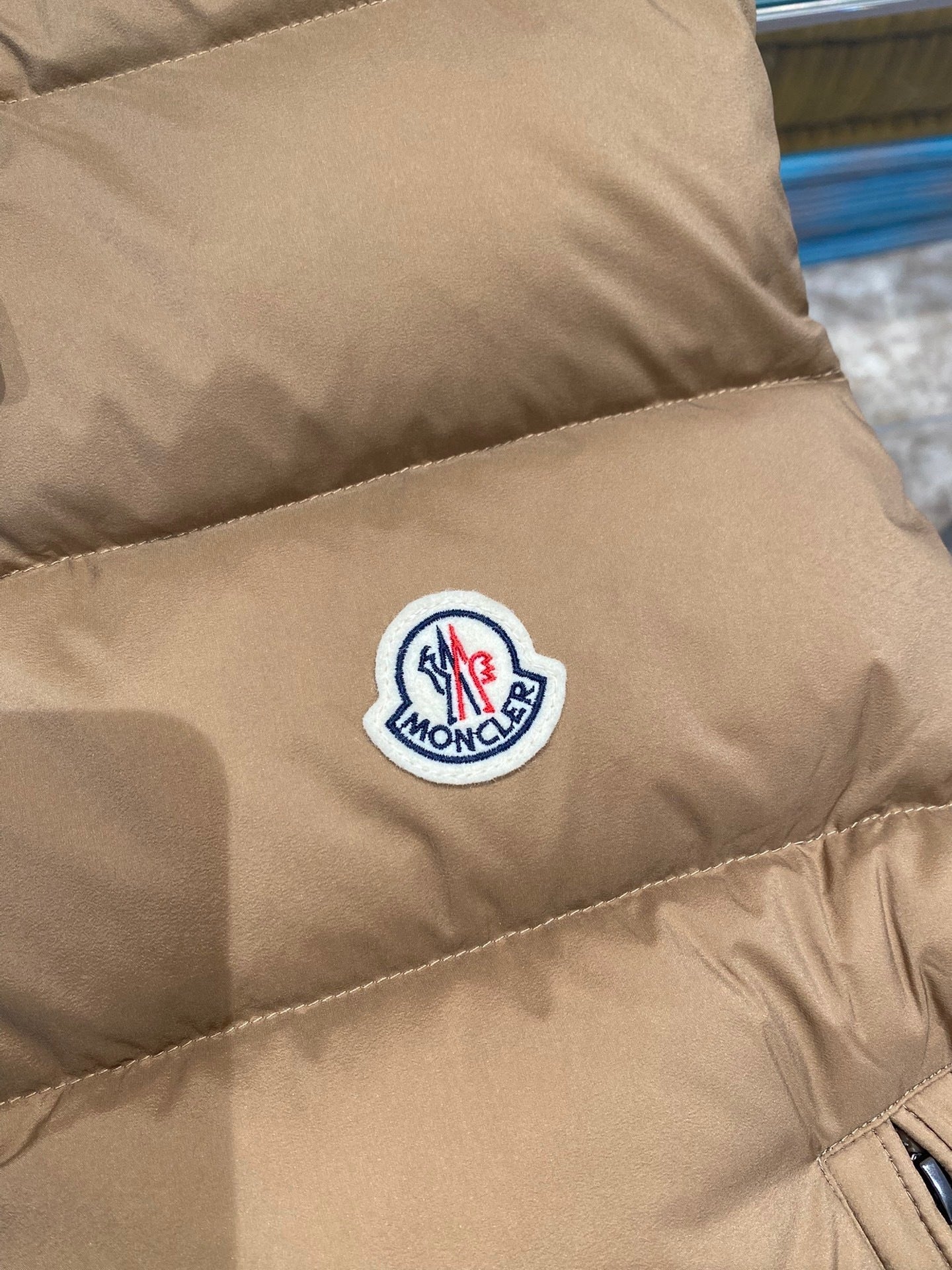 Moncler Tibb Down Vest "Beige"