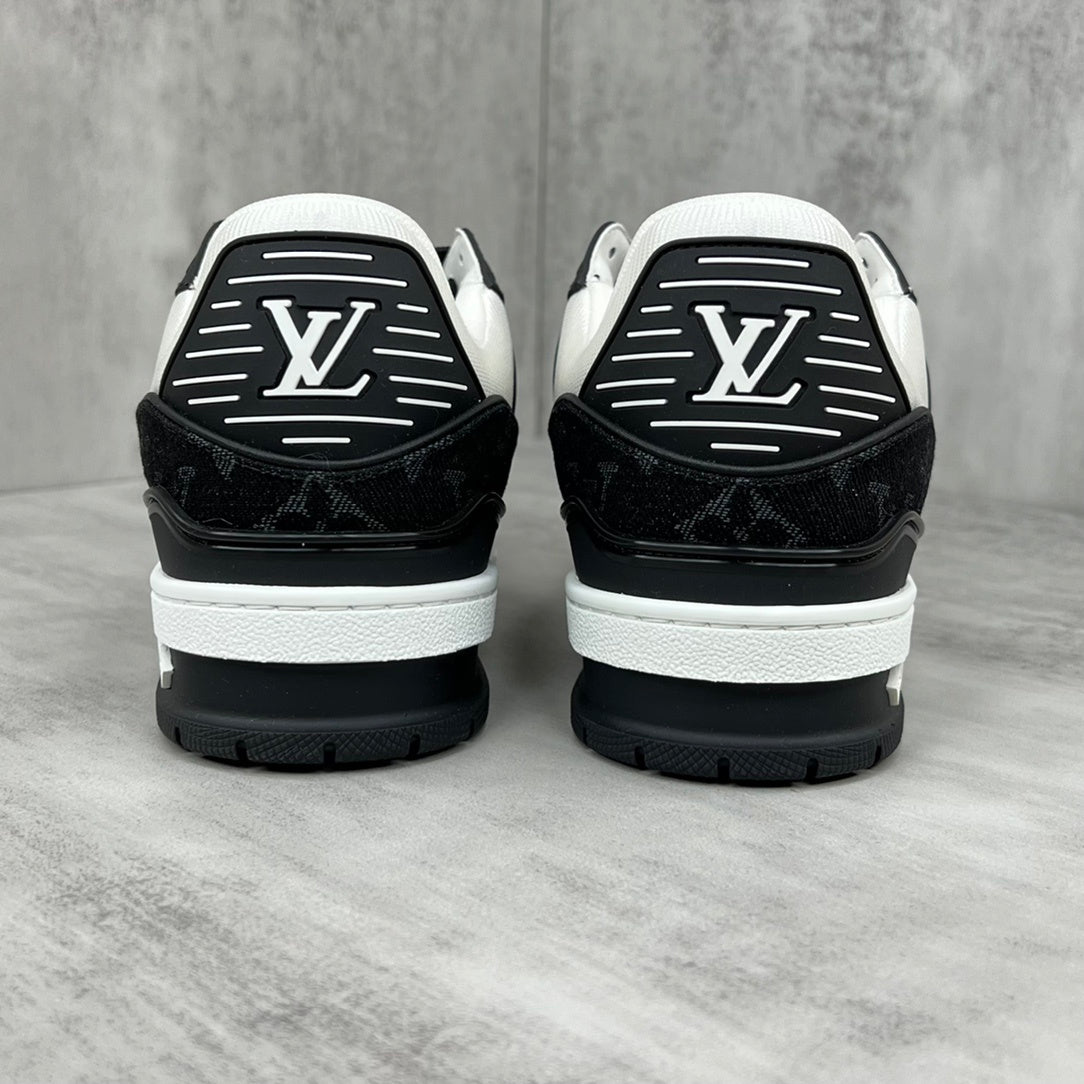 Louis Vuitton Trainers "White-Black Denim"