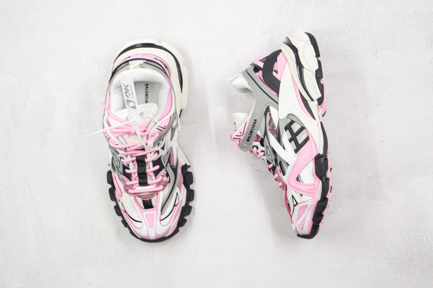 Balenciaga Track 2.0 "White-Pink-Black"