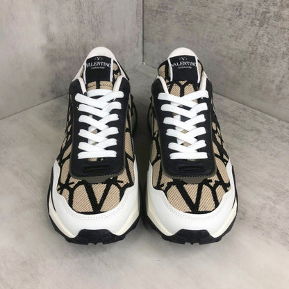 Valentino Garavani Netrunner "Black-Beige Monogram"
