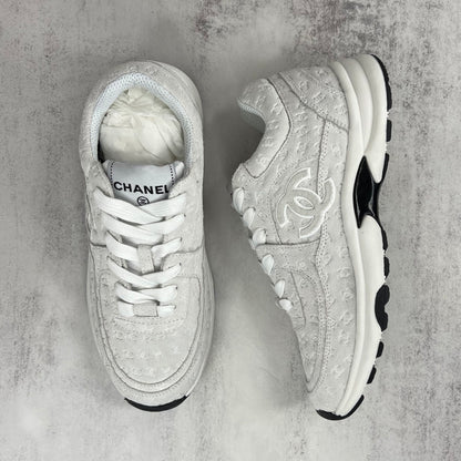 Chanel 22A "Grey All Over Logo"