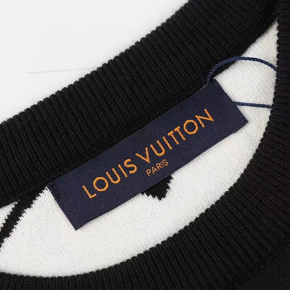 Louis Vuitton Abstract Houndtooth Sweater "Black-White"