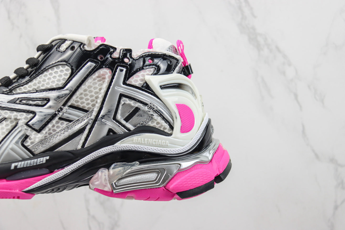Balenciaga Runner "White-Fluo Pink-Black"